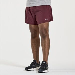 Saucony Men's Outpace 5" Shorts | Stone